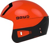 Briko Vulcano Fis 6.8 Junior Helmet SH Orange Fluo Black - Maat S/M