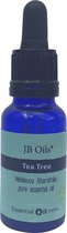 JB Oils® - Tea Tree olie - Melaleuca alternifolia – Etherische Olie - Essentiële olie – Aromatherapie - 20 ml - 100% natuurlijke kwaliteit en biologisch