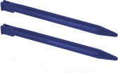2x Stylus pen geschikt voor de Nintendo 3DS - Blauw