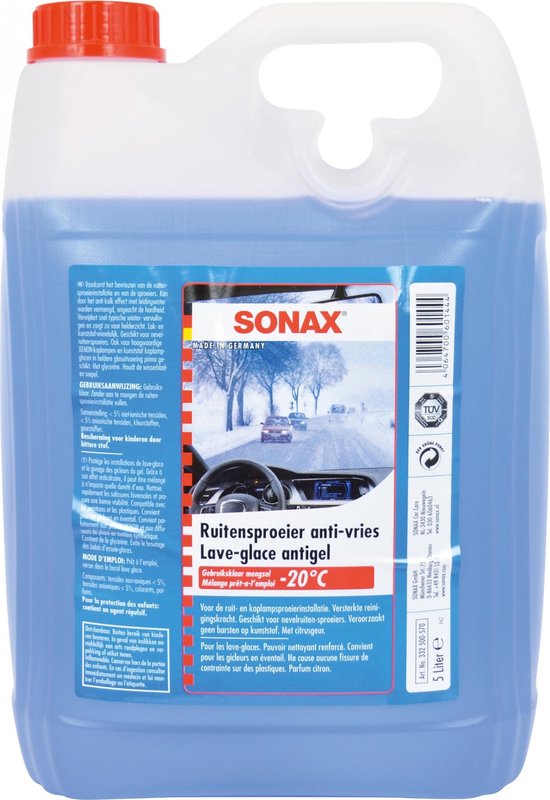 Sonax 03325000 RAV gebr.klaar 5L - Ruiten sproeier vloeistof - Anti vries