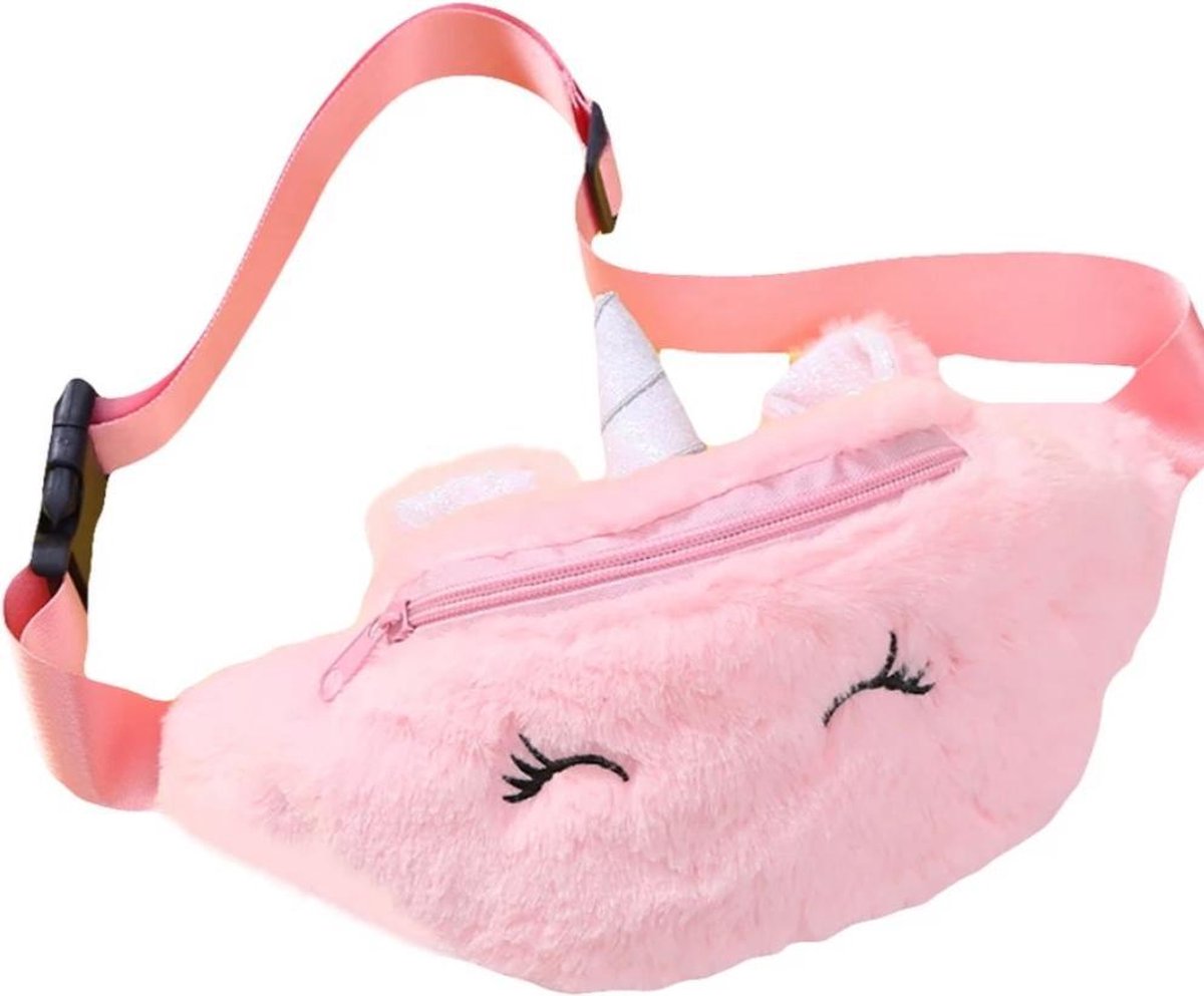Fabs World heuptasje unicorn effen roze