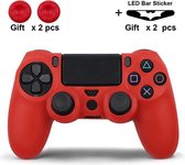 Siliconen Controller Hoesjes | PS4 - Playstation 4 | Rood