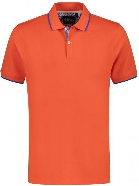 GENTS | Polo uni oranje 0054 | Polo Shirt Heren | Poloshirts