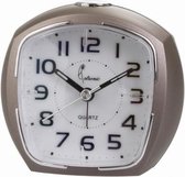 Cetronic T1010S T61 - Wekker - Analoog - Stil uurwerk - Snooze - Bruin