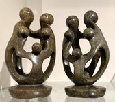 Familie - Gezin van 5 personen - Natuursteen