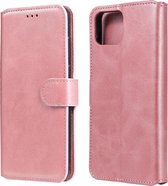 Voor OPPO F17 Pro / A93 klassieke kalfsstructuur PU + TPU horizontale flip lederen tas, met houder & kaartsleuven en portemonnee (roségoud)