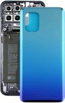 Glasmateriaal Batterij Achterklep voor Geschikt voor Xiaomi Mi 10 Lite 5G (blauw)