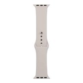 Voor Apple Watch Series 5 & 4 44 mm / 3 & 2 & 1 42 mm siliconen horlogebandje, kort gedeelte (vrouwelijk) (rotsgrijs)