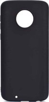 Voor Motorola Moto G6 Candy Color TPU Case (zwart)