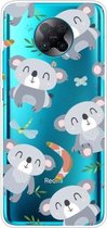 Voor Xiaomi Redmi K30 Pro schokbestendig geverfd transparant TPU beschermhoes (koala)