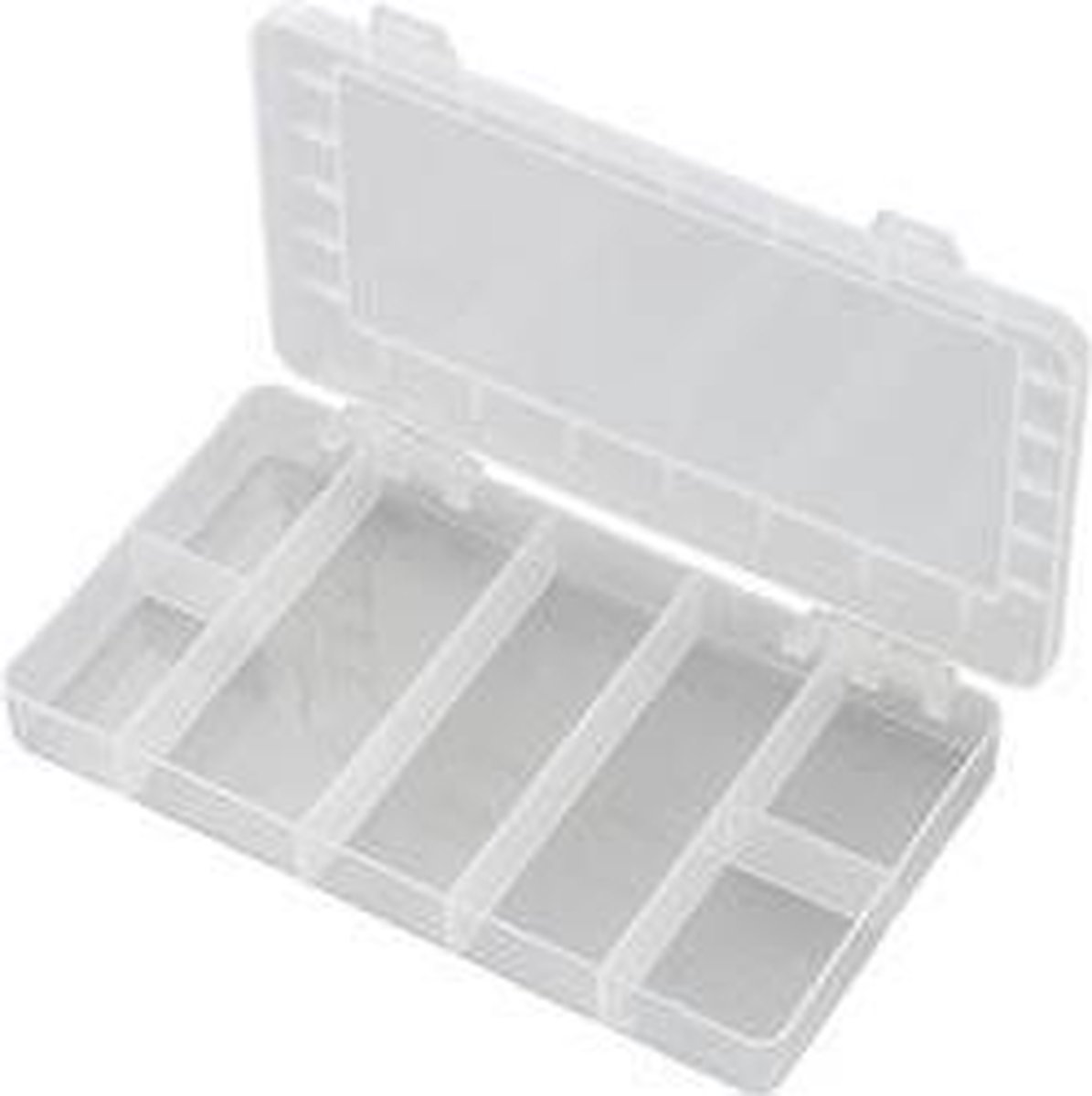 TRU COMPONENTS PP07-01 Assortimentsdoos (l x b x h) 192 x 110 x 24 mm Aantal vakken: 7 Vaste onderverdeling 1 stuk(s)