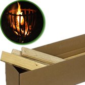 Vuurkorfhout voor de vuurkorf | 5 kilogram | Plankjes hout van ca. 30 cm