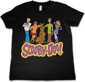 ScoobyDoo Kinder Tshirt -S- Team Zwart