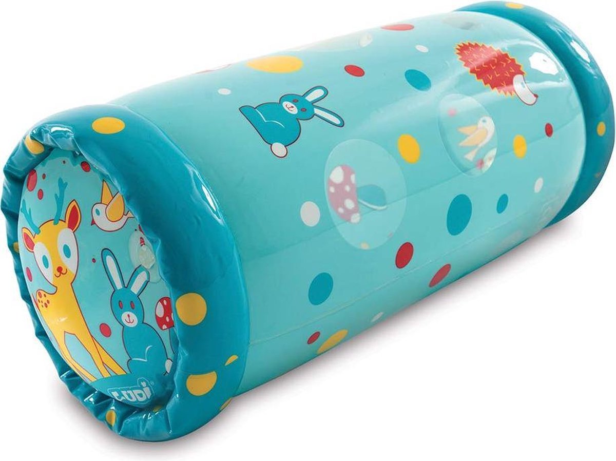 Opblaasbare Kruiprol, Opblaasbare Babyroller, Met Rammelballen Kruiprol En Statraining Voor Babys En Peuters Het Perfecte Sensorische Speelgoed Voor De