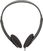 QY Koptelefoon stereo headset - compact en opvouwbaar - zwart