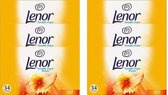 Lenor - Lingettes pour Lenor -linge - Summer Breeze - Summer Breeze - 6 x 34 lingettes - Pack économique