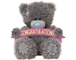 Peluche - Ours - Félicitations - 11cm