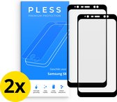 Samsung S8 Screenprotector 2x - Beschermglas Tempered Glass Cover - Pless®