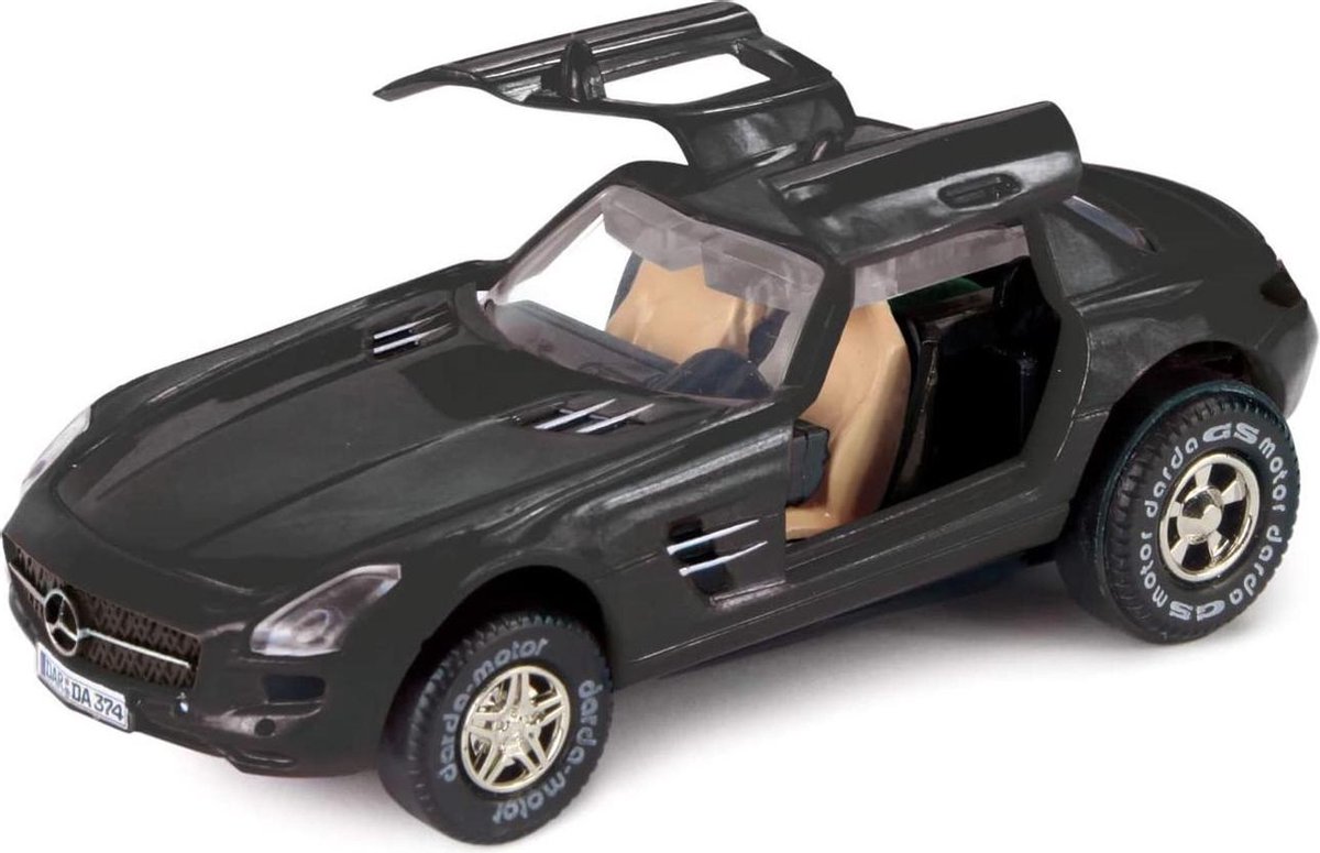 Darda Speelgoedauto Mercedes-benz Sls Amg Pull-back Zwart - Darda
