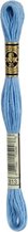 3 stuks DMC Borduurgaren-813 Blauw