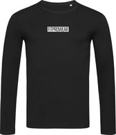 FitProWear Crewneck  / Shirt lange mouwen Heren  - Zwart - Maat XL -Slim Fit Shirt - Sweater - T-Shirt met lange mouwen - T-Shirt Slim Fit - Crewneck heren - Crewneck Slim-Fit