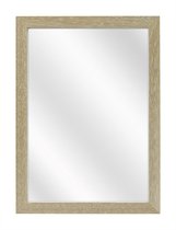 Spiegel met Vlakke Houten Lijst - Vergrijsd - 40 x 50 cm