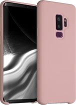 kwmobile telefoonhoesje geschikt voor Samsung Galaxy S9 Plus - Hoesje met siliconen coating - Smartphone case in vintage roze