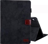 Voor iPad Pro 11 inch (2018) Zakelijke stijl horizontale flip lederen tas, met houder & kaartsleuf & fotolijst & slaap / wekfunctie (zwart)