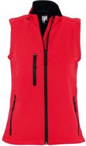 SOLS Dames/dames Rallye Soft Shell Bodywarmer Jacket (Rood)