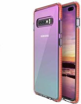 Voor Samsung Galaxy S10 + TPU tweekleurige schokbestendige beschermhoes (oranje)