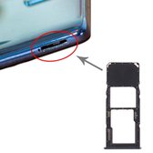 Simkaarthouder + Micro SD-kaarthouder voor Samsung Galaxy A71 / A715 (zwart)