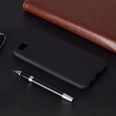 Voor OPPO A1K Candy Color TPU Case (zwart)