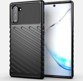 Voor Galaxy Note 10 Thunderbolt Shockproof TPU Soft Case (zwart)