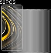 Voor Xiaomi Poco M3 50 STUKS 0.26mm 9H 2.5D Gehard Glas Film