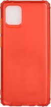 Voor Samsung Galaxy A81 Kleurknop Doorschijnend Frosted TPU Vierhoekig Airbag Schokbestendig Hoesje (Oranje)
