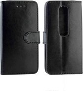 Voor Vodafone Smart N10 Crazy Horse Texture Horizontale Flip Leren Case met Houder & Kaartsleuven & Portemonnee & Fotolijst (zwart)