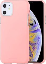 GOOSPERY SOFE FEELING TPU schokbestendig en krasvast hoesje voor iPhone 11 (roze)