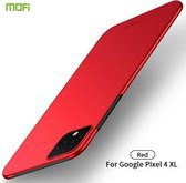 MOFI Frosted PC ultradunne harde hoes voor Google Pixel 4 XL (rood)