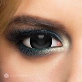 Attitude Holland Halloween Mini sclera lenzen Black 1 dag Zwart