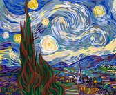 Paint by Number - Schilderen op Nummer - Starry Night, Van Gogh - paintbynumber.eu