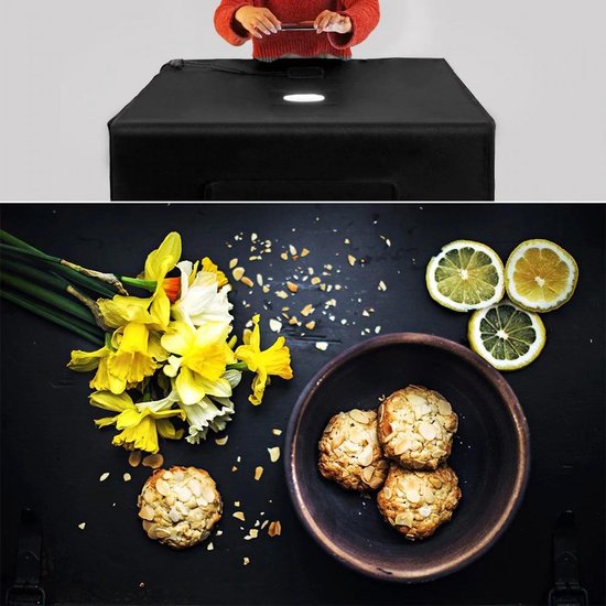 Photo Studio Pro Portable Boîte photo Éclairage LED