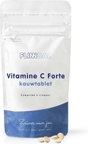 Flinndal Vitamine C Forte Kauwtablet - Voor de Weerstand - Met Sinaasappelsmaak - 90 Tabletten