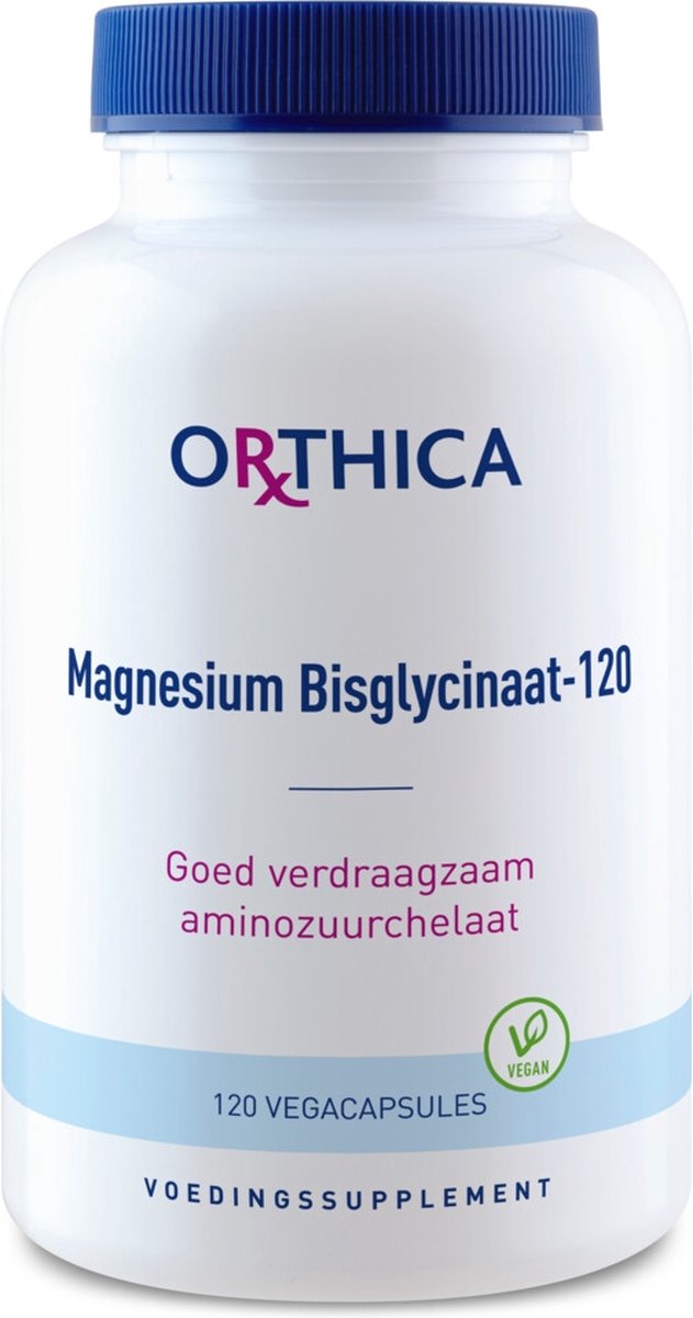 Orthica Magnesium Bisglycinaat-120 - 120 Capsules | bol.com