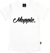 KMDB Shirtje Moppie White Meisjes Wit - Maat 74