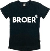 KMDB Shirtje Broer Black Jongens Zwart - Maat 134