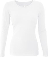 MOOI! Company- T-shirt Sylvia - Lange mouw - Aansluitend model - Kleur Wit - XXL