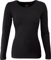 MOOI! Company- T-shirt Sylvia - Lange mouw - Aansluitend model - Kleur Zwart - XS