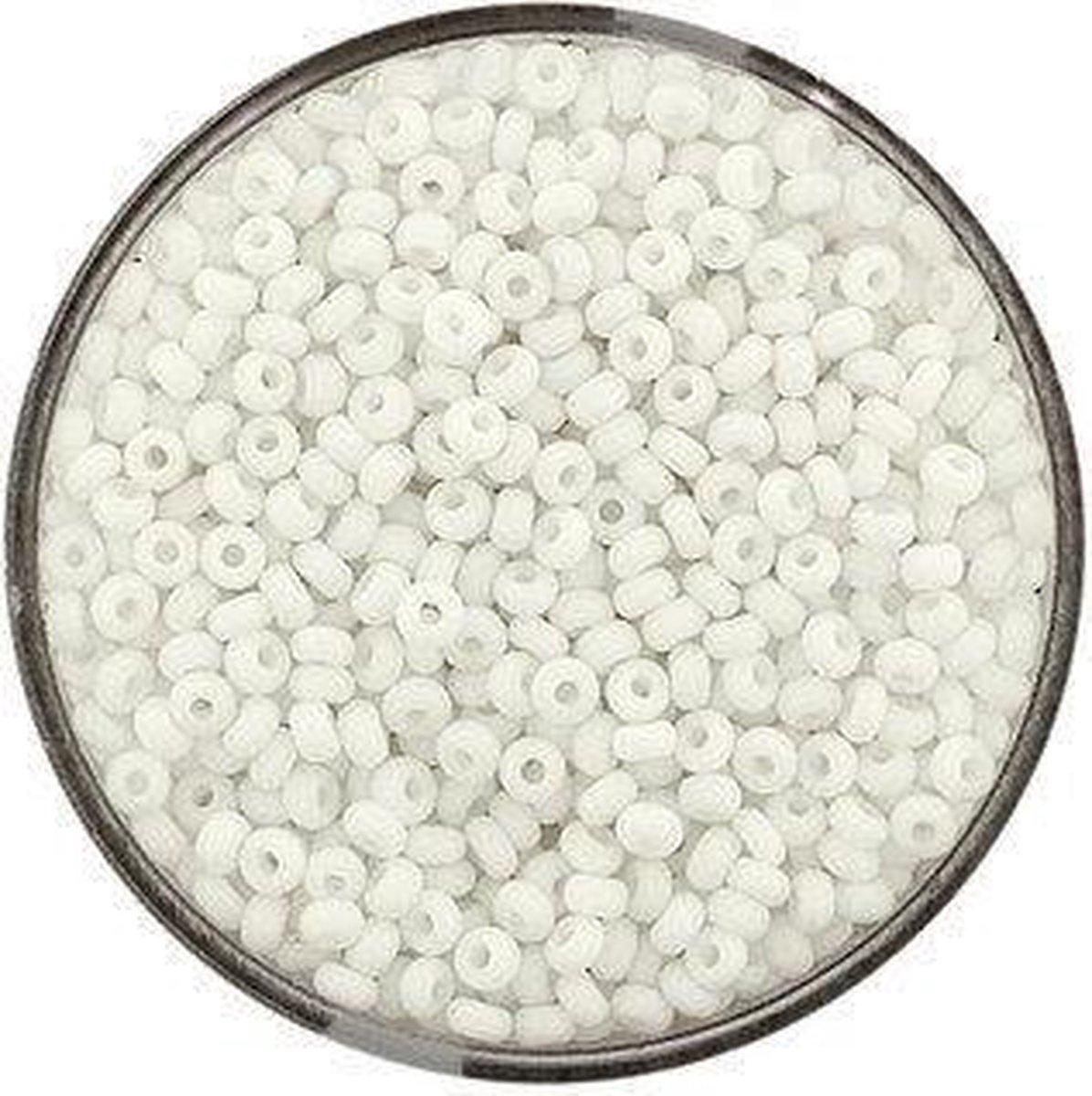 9377-4 Rocailles wit mat 2.6mm