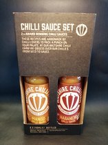 Coffret cadeau Mango Habanero Duo (niveau de Heat 7 et niveau de Heat 8) - Chili SauceBelgium - Wiltshire Chilli Farm