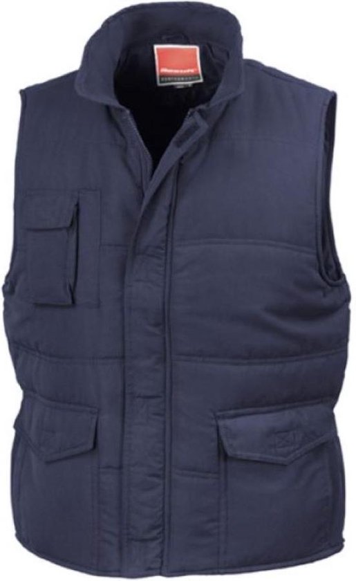 RESULT HEREN-BODYWARMER, MAAT 2XL, MARINE BLAUW, PER STUK.